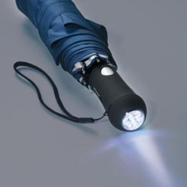 Regenschirm mit LED Leuchtgriff