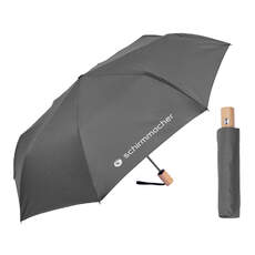 Taschenschirm offen und geschlossen Taschenschirm offen und geschlossen