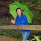 Person mit Regenschirm Person mit Regenschirm